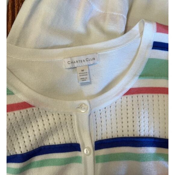 80s Vintage Charter Club knit sweater - Picture 5 of 7